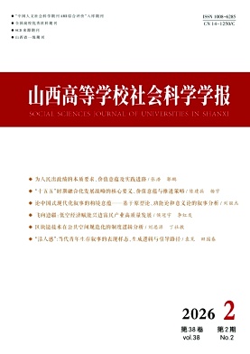 山西高等学校社会科学学报期刊封面