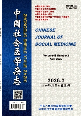 中国社会医学杂志期刊封面