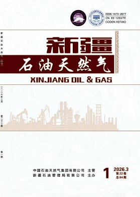 新疆石油天然气期刊封面