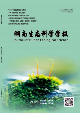 湖南生态科学学报期刊封面
