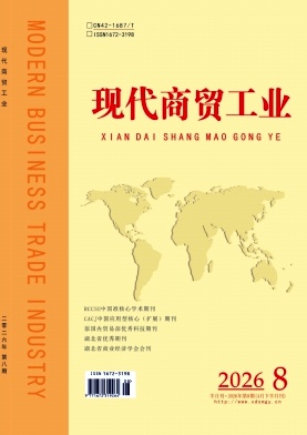 现代商贸工业期刊封面