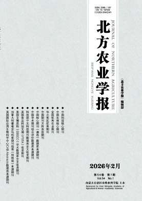 北方农业学报期刊封面