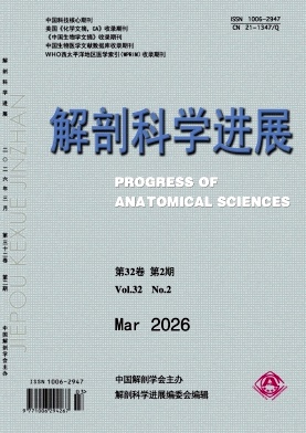 解剖科学进展期刊封面