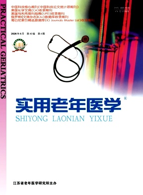 实用老年医学期刊封面