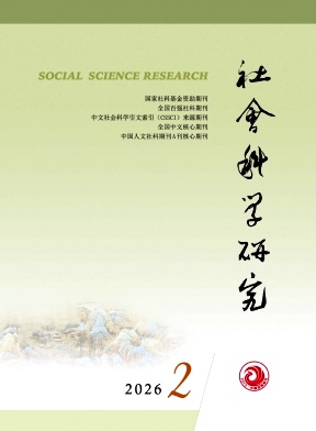 社会科学研究期刊封面