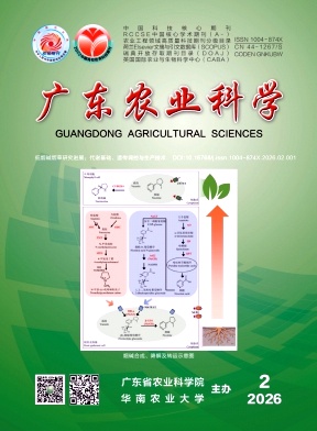 广东农业科学期刊封面
