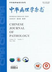 中华病理学杂志期刊封面