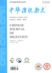 中华消化杂志期刊封面