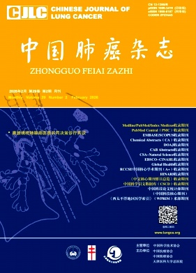 中国肺癌杂志期刊封面
