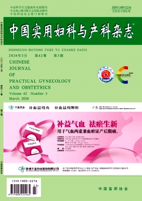 中国实用妇科与产科杂志期刊封面