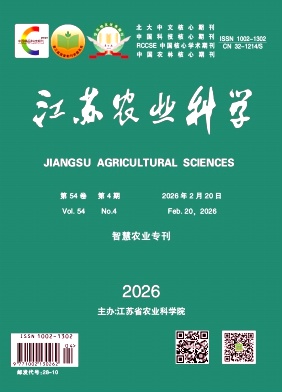 江苏农业科学期刊封面