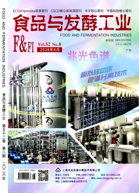 食品与发酵工业期刊封面
