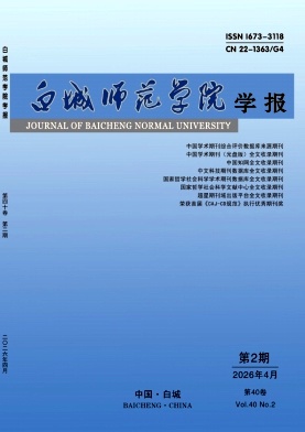 白城师范学院学报期刊封面