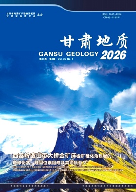 甘肃地质期刊封面