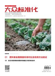 大众标准化期刊封面