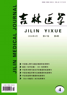 吉林医学期刊封面
