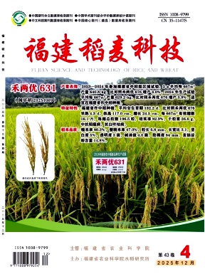 福建稻麦科技期刊封面