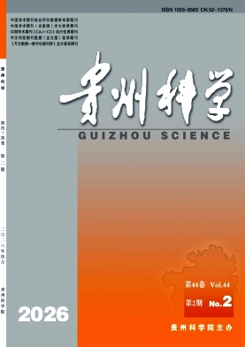 贵州科学期刊封面