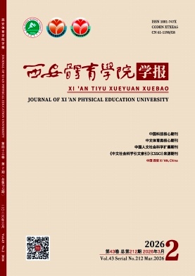 西安体育学院学报期刊封面