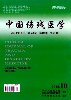 中国伤残医学期刊封面