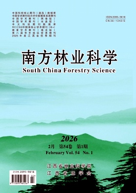 南方林业科学期刊封面
