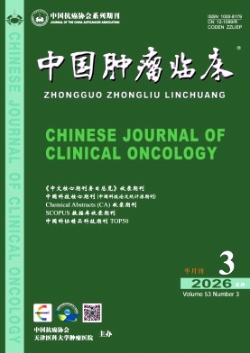 中国肿瘤临床期刊封面
