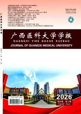 广西医科大学学报期刊封面