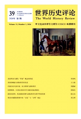世界历史评论期刊封面