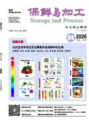 保鲜与加工期刊封面