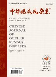 中华眼底病杂志期刊封面