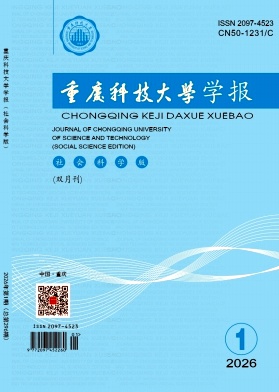 重庆科技学院学报(社会科学版)期刊封面