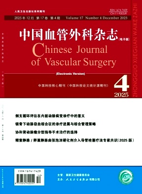 中国血管外科杂志(电子版)期刊封面