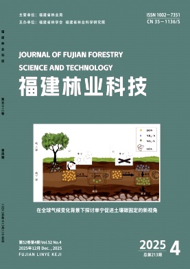 福建林业科技期刊封面