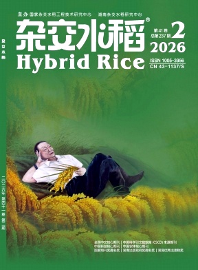 杂交水稻期刊封面