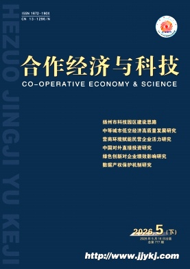 合作经济与科技期刊封面
