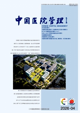 中国医院管理期刊封面