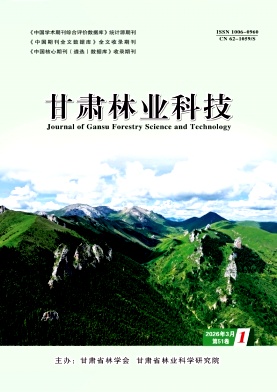 甘肃林业科技期刊封面