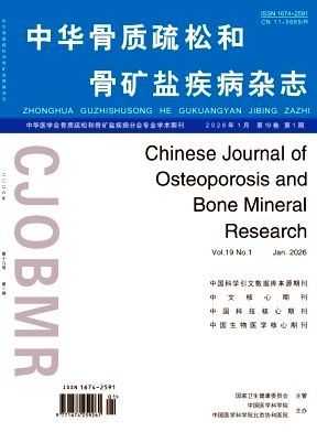 中华骨质疏松和骨矿盐疾病杂志期刊封面