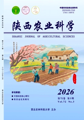 陕西农业科学期刊封面