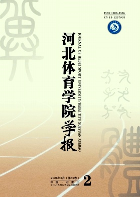 河北体育学院学报期刊封面