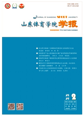 山东体育学院学报期刊封面