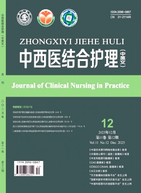 中西医结合护理(中英文)期刊封面
