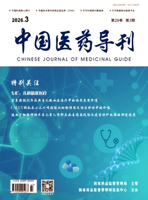 中国医药导刊期刊封面