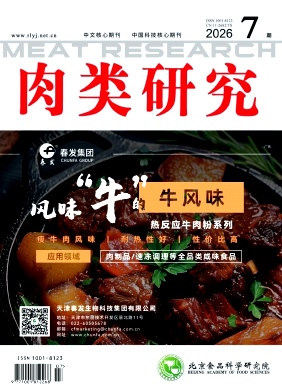 肉类研究期刊封面