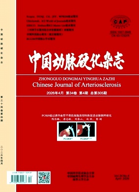 中国动脉硬化杂志期刊封面