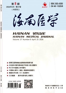 海南医学期刊封面